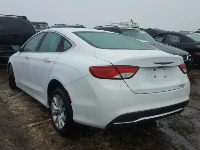 1C3CCCCB0FN577663 - 2015 CHRYSLER 200 C WHITE photo 3