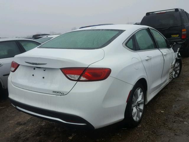 1C3CCCCB0FN577663 - 2015 CHRYSLER 200 C WHITE photo 4