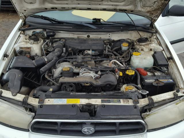 4S3BK4252X6310256 - 1999 SUBARU LEGACY BRI WHITE photo 7