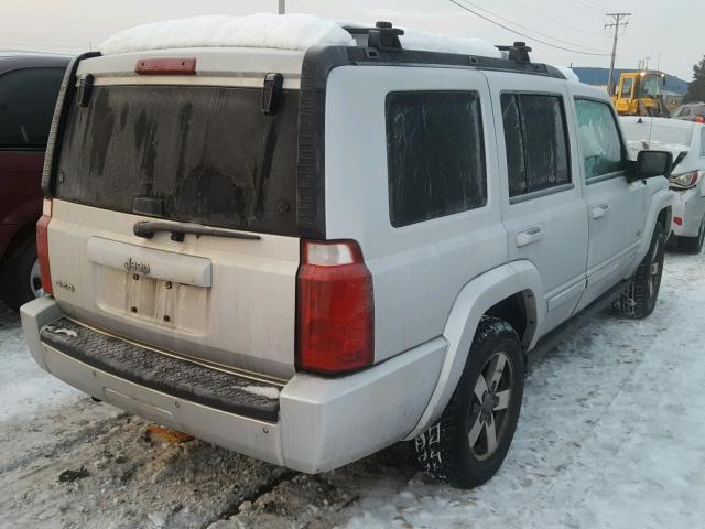 1J8HG48K96C354594 - 2006 JEEP COMMANDER SILVER photo 4