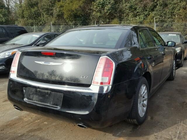 2C3CCAAG5DH727856 - 2013 CHRYSLER 300 BLACK photo 4