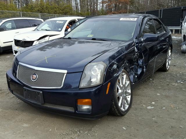 1G6DP577070116258 - 2007 CADILLAC CTS HI FEA BLUE photo 2