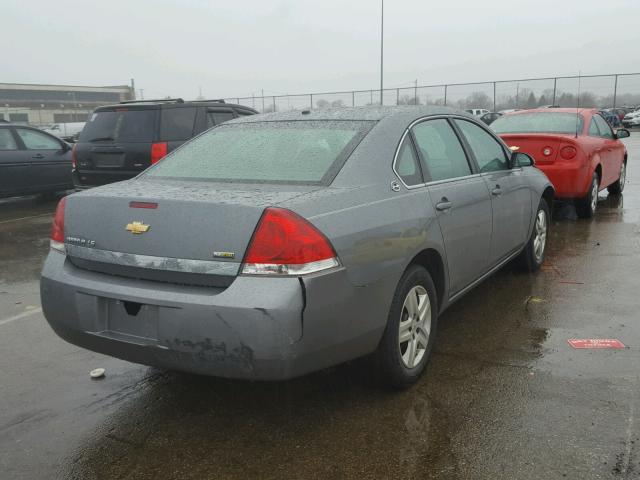 2G1WB55K489109504 - 2008 CHEVROLET IMPALA LS GRAY photo 4