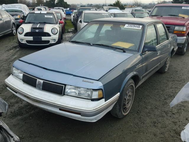 1G3AG55M5R6358651 - 1994 OLDSMOBILE CUTLASS CI BLUE photo 2