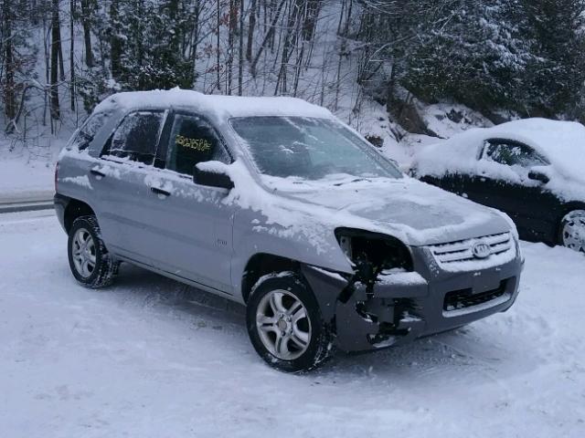 KNDJE723677330846 - 2007 KIA SPORTAGE E SILVER photo 1