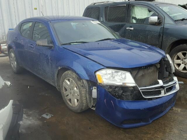 1C3CDZAB4CN331603 - 2012 DODGE AVENGER SE BLUE photo 1