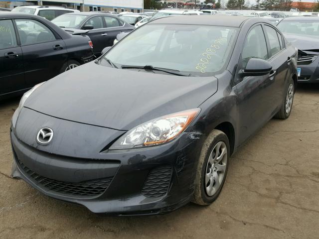 JM1BL1UF1C1638518 - 2012 MAZDA 3 I BLACK photo 2