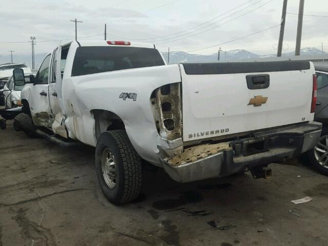 1GCHK23617F507764 - 2007 CHEVROLET SILVERADO WHITE photo 3