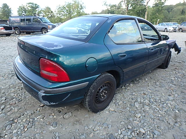 3P3ES67C2ST590341 - 1995 PLYMOUTH NEON SPORT GREEN photo 4