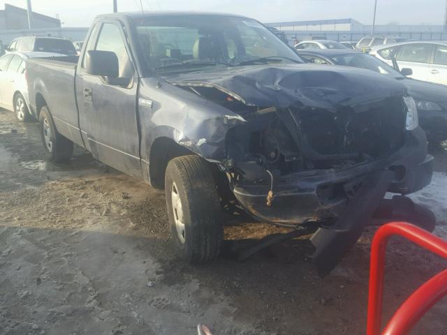 1FTRF12275NB29938 - 2005 FORD F150 BLUE photo 1