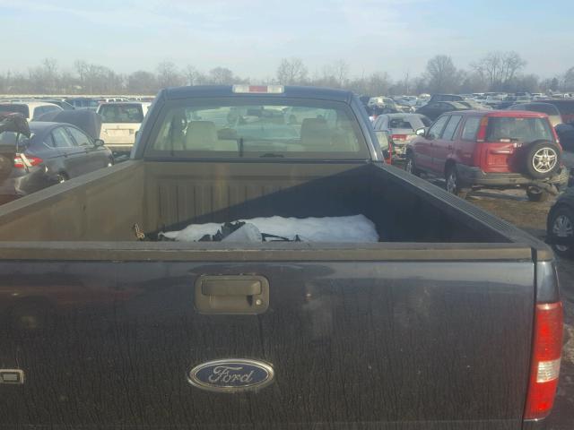 1FTRF12275NB29938 - 2005 FORD F150 BLUE photo 6