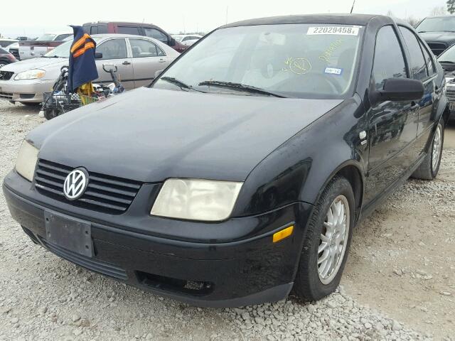 3VWSD69MX1M192190 - 2001 VOLKSWAGEN JETTA GLS BLACK photo 2