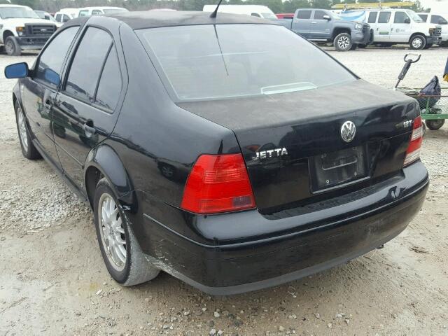 3VWSD69MX1M192190 - 2001 VOLKSWAGEN JETTA GLS BLACK photo 3