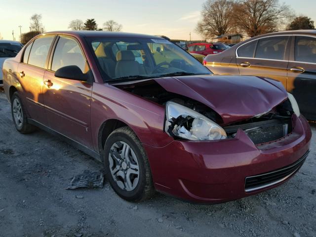 1G1ZS58F27F196319 - 2007 CHEVROLET MALIBU LS BURGUNDY photo 1