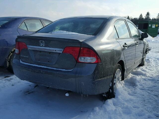 2HGFA1E21AH007769 - 2010 HONDA CIVIC DX GRAY photo 4