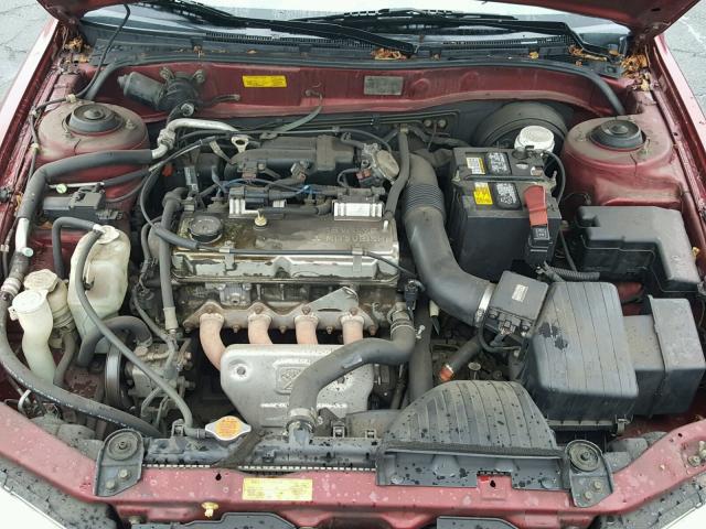 4A3AA46G4YE162285 - 2000 MITSUBISHI GALANT ES BURGUNDY photo 7