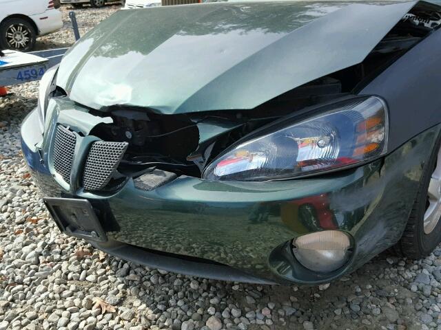 2G2WP522641280913 - 2004 PONTIAC GRAND PRIX GREEN photo 9