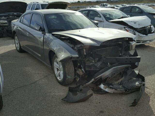 2B3CL3CG2BH586778 - 2011 DODGE CHARGER GRAY photo 1