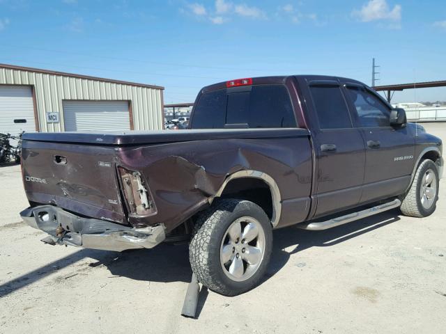 1D7HA18N64J137679 - 2004 DODGE RAM 1500 S PURPLE photo 4