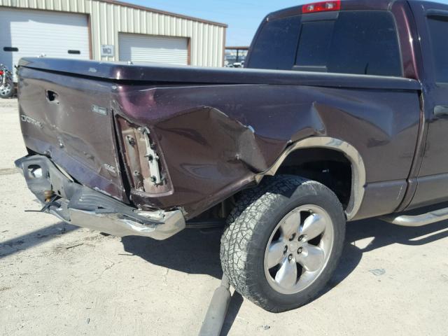 1D7HA18N64J137679 - 2004 DODGE RAM 1500 S PURPLE photo 9