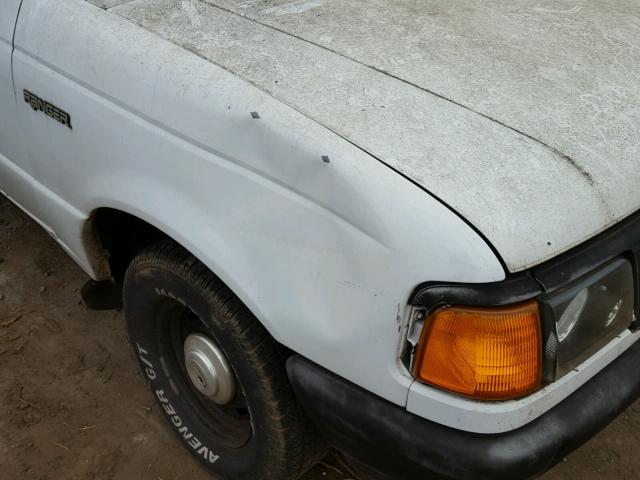 1FTCR10U0VUC51774 - 1997 FORD RANGER WHITE photo 9