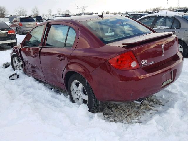 1G2AL58F387268985 - 2008 PONTIAC G5 SE MAROON photo 3