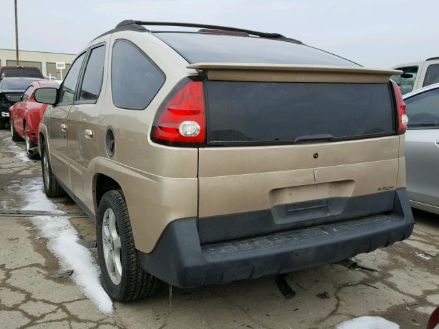 3G7DA03E93S537855 - 2003 PONTIAC AZTEK GOLD photo 3