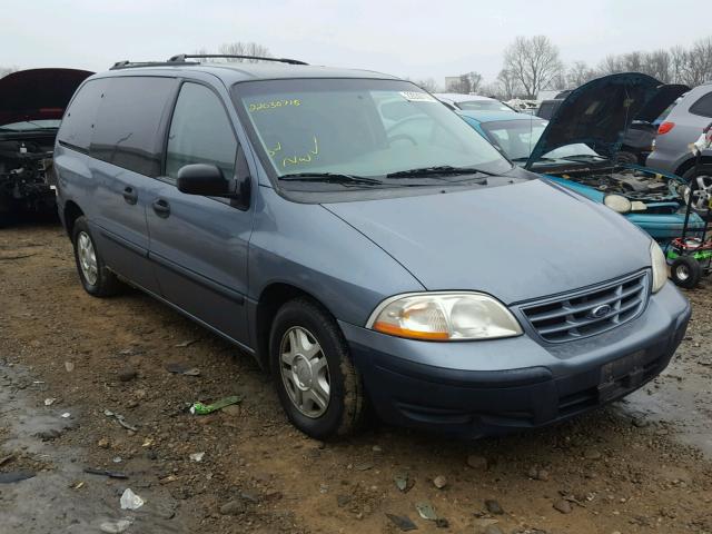 2FMZA5144XBB77187 - 1999 FORD WINDSTAR L BLUE photo 1