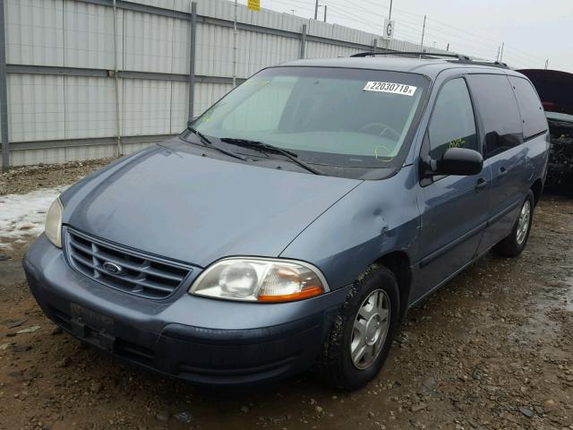 2FMZA5144XBB77187 - 1999 FORD WINDSTAR L BLUE photo 2