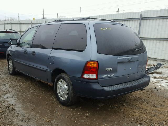 2FMZA5144XBB77187 - 1999 FORD WINDSTAR L BLUE photo 3