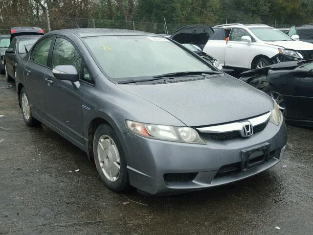 JHMFA36279S010736 - 2009 HONDA CIVIC HYBR SILVER photo 1