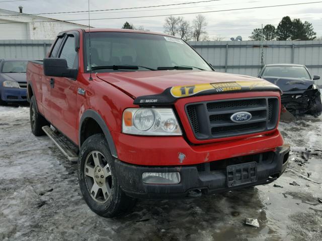 1FTPX14515NA31046 - 2005 FORD F150 RED photo 1