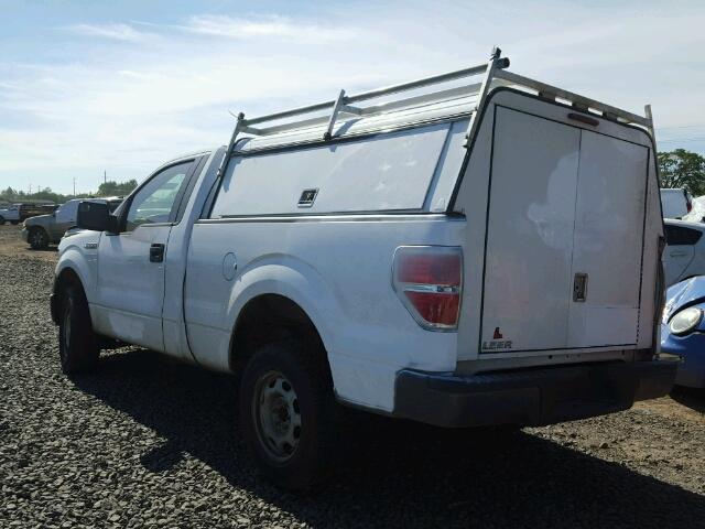 1FTMF1CM0CKE38711 - 2012 FORD F150 WHITE photo 3