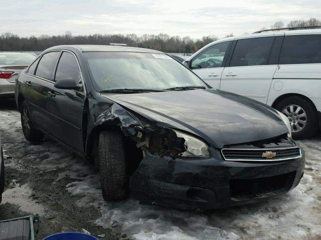 2G1WS581269307708 - 2006 CHEVROLET IMPALA POL BLACK photo 1