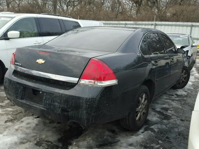 2G1WS581269307708 - 2006 CHEVROLET IMPALA POL BLACK photo 4