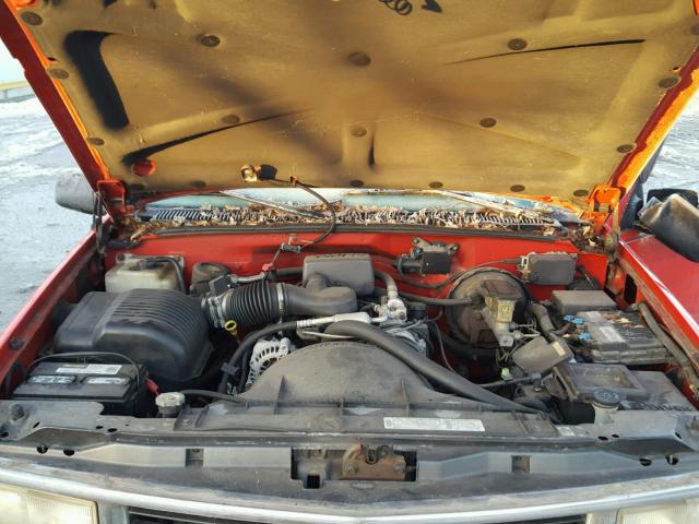 1GCEC14W3VZ146851 - 1997 CHEVROLET GMT-400 C1 RED photo 7