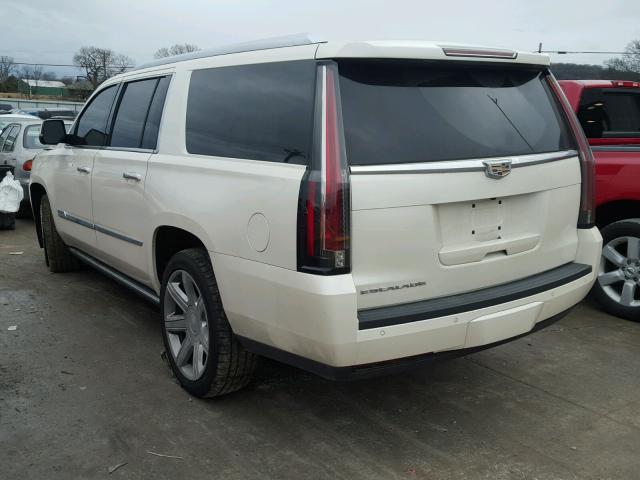 1GYS4TKJ6FR708823 - 2015 CADILLAC ESCALADE E WHITE photo 3