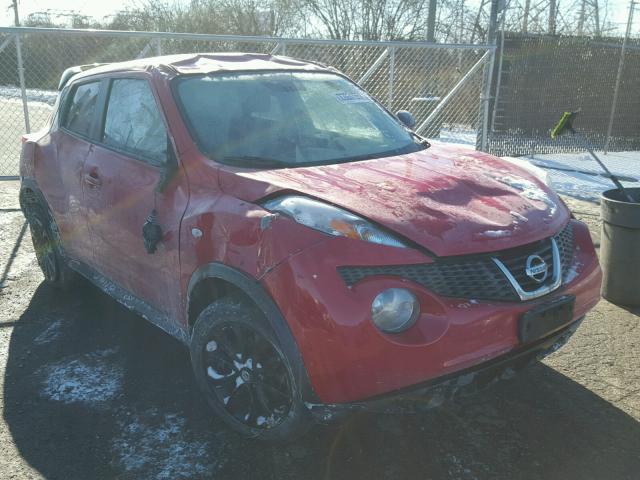 JN8AF5MV5ET358632 - 2014 NISSAN JUKE S RED photo 1