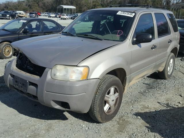 1FMYU03161KB05526 - 2001 FORD ESCAPE XLT BROWN photo 2