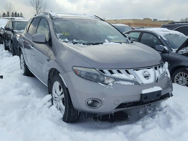 JN8AZ18W99W202651 - 2009 NISSAN MURANO S GRAY photo 1