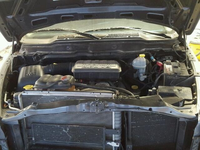 3D7HA18N52G170025 - 2002 DODGE RAM 1500 GRAY photo 7