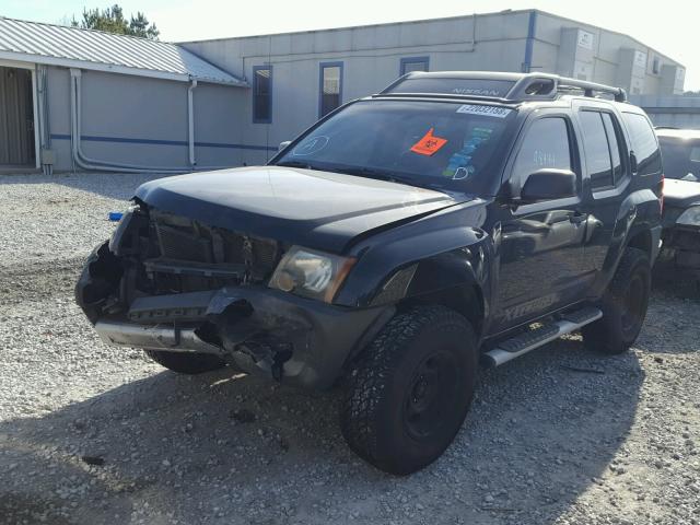 5N1AN08W59C501052 - 2009 NISSAN XTERRA OFF BLACK photo 2