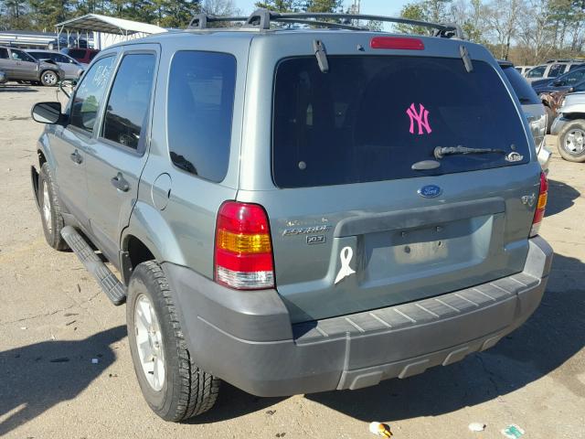 1FMCU03166KC06549 - 2006 FORD ESCAPE XLT GREEN photo 3