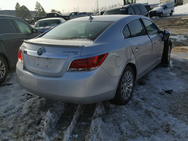 1G4GC5EC2BF265598 - 2011 BUICK LACROSSE C SILVER photo 4