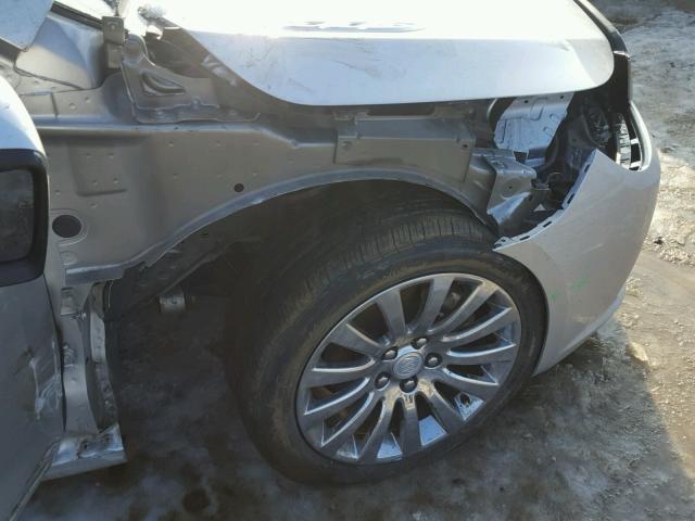 1G4GC5EC2BF265598 - 2011 BUICK LACROSSE C SILVER photo 9