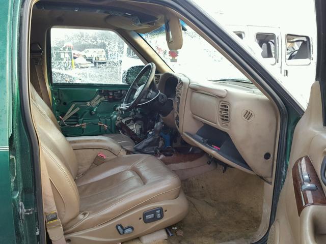 1GHDT13W2Y2115076 - 2000 OLDSMOBILE BRAVADA GREEN photo 5