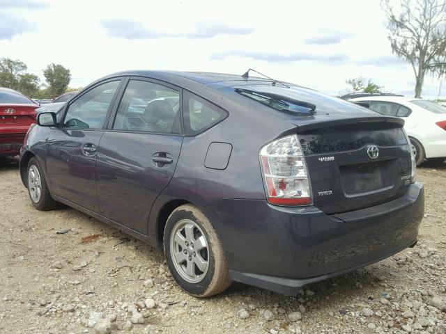 JTDKB20U173221360 - 2007 TOYOTA PRIUS CHARCOAL photo 3