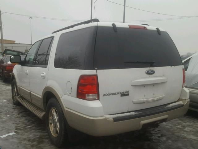 1FMFU18566LA06747 - 2006 FORD EXPEDITION WHITE photo 3