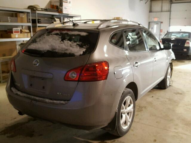 JN8AS58V88W117723 - 2008 NISSAN ROGUE S SILVER photo 4