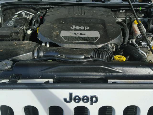 1C4AJWAG9EL326479 - 2014 JEEP WRANGLER S 白色 照片 7